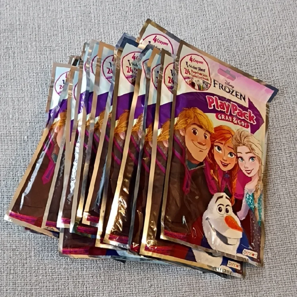 16 NWT Play Pack Grab & Go Disney Frozen Packs